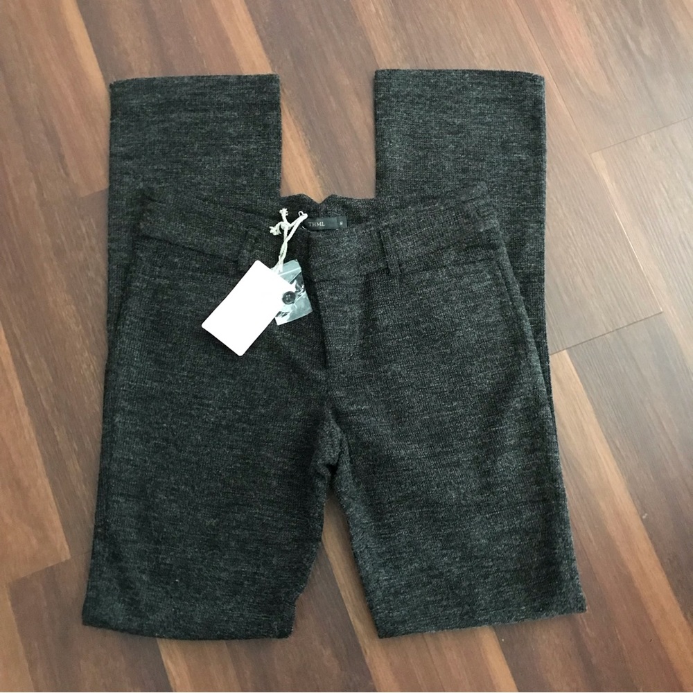 THML Clothing Textured Bootleg Pants NWT